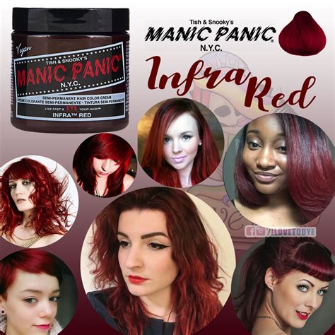 manic panic red hair color|More.